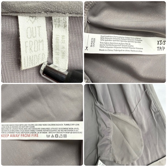 Urban Outfitters Out From Under Silver Crushed Velvet Open Robe XS/S - Picture 12 of 13